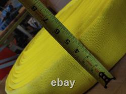 JAFLINE HD G52H25HDY100N Fire Hose, 100 ft, Yellow, Polyester 11N870