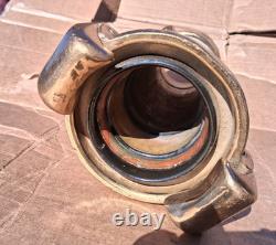 JONES SNAP COUPLER Fire Department connection Philadelphia PA brass