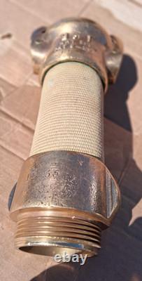 JONES SNAP COUPLER Fire Department connection Philadelphia PA brass