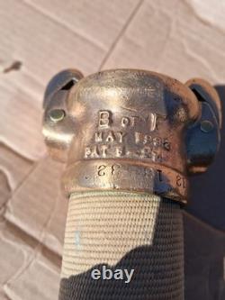 JONES SNAP COUPLER Fire Department connection Philadelphia PA brass