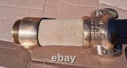 JONES SNAP COUPLER Fire Department connection Philadelphia PA brass