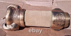 JONES SNAP COUPLER Fire Department connection Philadelphia PA brass