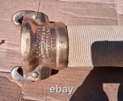 JONES SNAP COUPLER Fire Department connection Philadelphia PA brass
