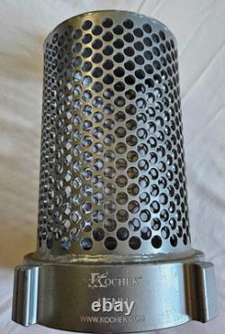 Kochek 4.5 NH Female Barrel Strainer Fire Suction Drafting Clean Threads
