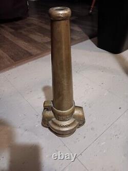 LALLY-EARLYVintage, Brass, fire nozzel&coupling, Excellent Collectors Pc