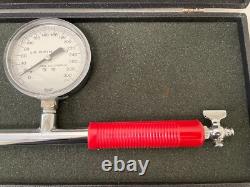 L. N. Curtis Fire Hose Nozzle Pressure Gauge with Case Oakland, CA