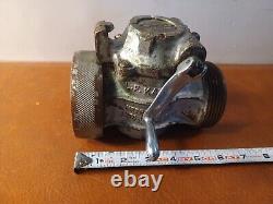 L f katona metropolitan (Pat Jan 12 1926) brass Hand Crank Fire Ball valve (U8)