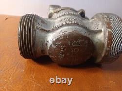 L f katona metropolitan (Pat Jan 12 1926) brass Hand Crank Fire Ball valve (U8)