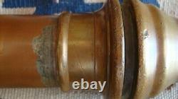 Large 30 Inch Antique Copper And Brass Fire Hose Nozzle