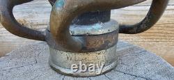 Large Antique Brass & Copper Fire Hose Nozzle 19 W. D. Allen MFG Co Chicago Ill