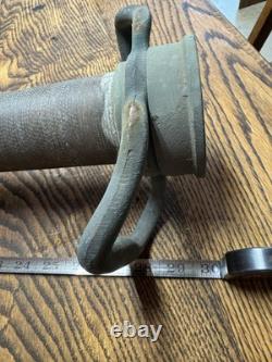 Large Antique Brass & Copper Fire Hose Nozzle 30
