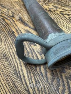 Large Antique Brass & Copper Fire Hose Nozzle 30