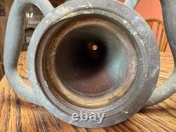 Large Antique Brass & Copper Fire Hose Nozzle 30