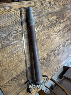 Large Antique Brass & Copper Fire Hose Nozzle 30
