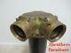 Large Vintage Brass Fire Hydrant Splitter Hose Water Thief
