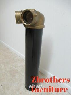 Large Vintage BRASS Fire Hydrant Splitter Hose Water Thief