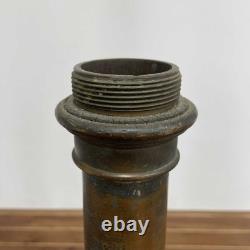 Large Vintage Brass Fire Nozzle