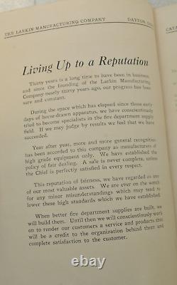 Larkin Manufacturing Co Dayton Ohio Fire Equipment Catalog No 15 Circa 1920s