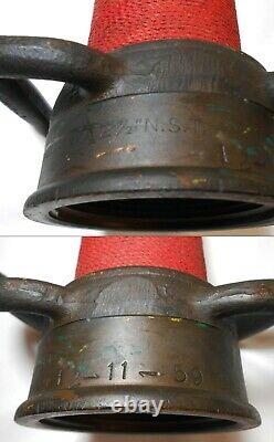 Late 19th C W. D. Allen Mfg. Co.'underwriter' Play Pipe Fire Nozzle, Chicago IL