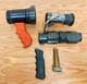 Lot 5 Fire Hose Nozzle Akron Brass Ldm Fdny Firefighter Equipment Hydrant Vtg