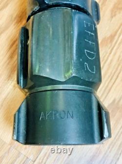Lot 5 Fire Hose Nozzle Akron Brass LDM FDNY Firefighter Equipment Hydrant Vtg