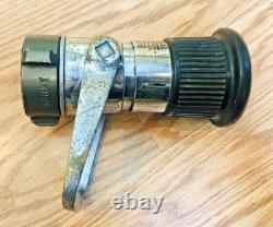 Lot 5 Fire Hose Nozzle Akron Brass LDM FDNY Firefighter Equipment Hydrant Vtg