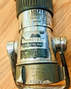 Lot 5 Fire Hose Nozzle Akron Brass LDM FDNY Firefighter Equipment Hydrant Vtg