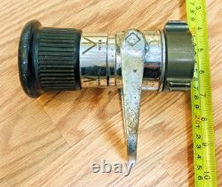 Lot 5 Fire Hose Nozzle Akron Brass LDM FDNY Firefighter Equipment Hydrant Vtg