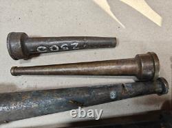 Lot Of 12, Vintage Powhatan Brass Fire Nozzles, 1-1/2 And More