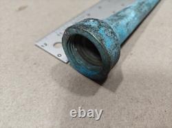 Lot Of 12, Vintage Powhatan Brass Fire Nozzles, 1-1/2 And More