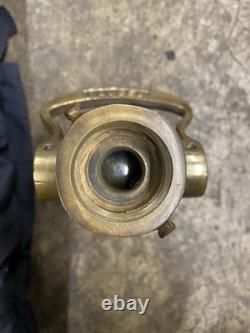 Lot Of 2 Norton Fire Massachusetts MA Nozzle And Helmet Front Cairns And Bro