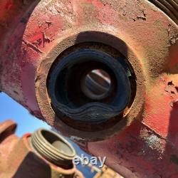 Lot Of 2 SALVAGE MUELLER FIRE HYDRANTS, 1980s 1990s, 22.25 Tall, 117 lbs each