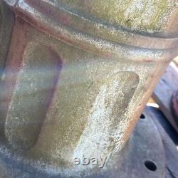 Lot Of 2 SALVAGE MUELLER FIRE HYDRANTS, 1980s 1990s, 22.25 Tall, 117 lbs each