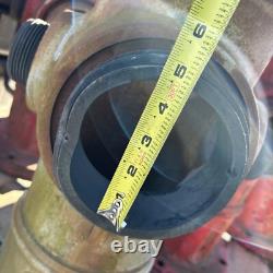 Lot Of 2 SALVAGE MUELLER FIRE HYDRANTS, 1980s 1990s, 22.25 Tall, 117 lbs each