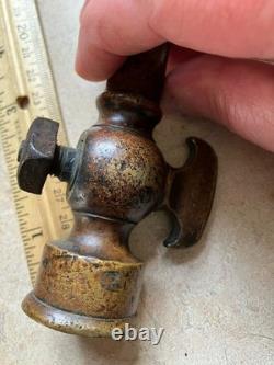 Lot Of (3) Vintage Antique Brass Bronze Fire Hose Nozzles