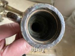 Lot Of (3) Vintage Antique Brass Bronze Fire Hose Nozzles