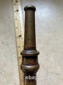 Lot Of (3) Vintage Antique Brass Bronze Fire Hose Nozzles