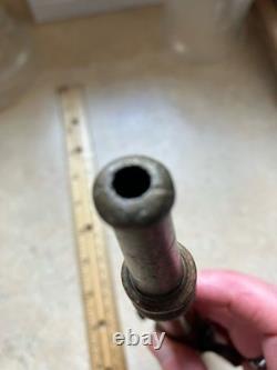 Lot Of (3) Vintage Antique Brass Bronze Fire Hose Nozzles