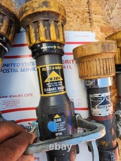 Lot Of (4) ELKHART BRASS FIRE NOZZLE SM-20F, SM-20FG, SM 10F