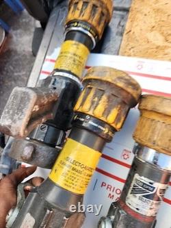 Lot Of (4) ELKHART BRASS FIRE NOZZLE SM-20F, SM-20FG, SM 10F