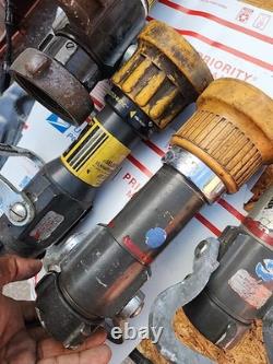 Lot Of (4) ELKHART BRASS FIRE NOZZLE SM-20F, SM-20FG, SM 10F