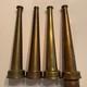 Lot Of 4 Vintage Brass Fire Hose Nozzles