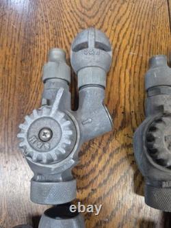 Lot Of 9 FFS Forestry S&H Twin Tip Nozzle 1 NPSH Threads 3/4. Pre-owned