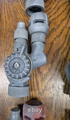Lot Of 9 FFS Forestry S&H Twin Tip Nozzle 1 NPSH Threads 3/4. Pre-owned