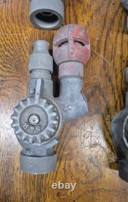 Lot Of 9 FFS Forestry S&H Twin Tip Nozzle 1 NPSH Threads 3/4. Pre-owned