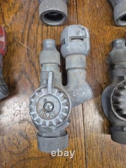 Lot Of 9 FFS Forestry S&H Twin Tip Nozzle 1 NPSH Threads 3/4. Pre-owned