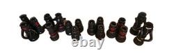 Lot of 17 Akron 1 1/2 1.5 Fire Hose Nozzles