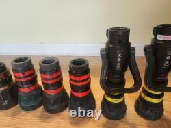 Lot of 17 Akron 1 1/2 1.5 Fire Hose Nozzles