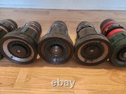 Lot of 17 Akron 1 1/2 1.5 Fire Hose Nozzles