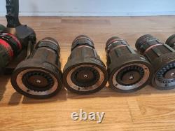 Lot of 17 Akron 1 1/2 1.5 Fire Hose Nozzles